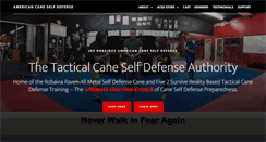 Desktop Screenshot of americancaneselfdefense.com